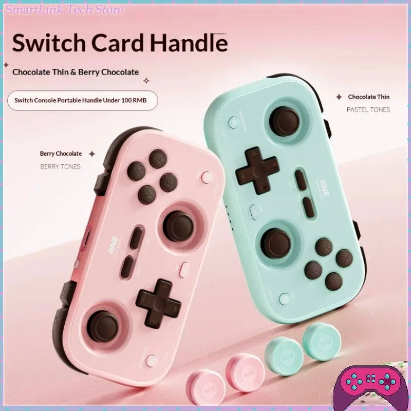 

IINE Retro Card Gamepads Supports Wake-up Small-Portable Mini Controller for Switch 2 Androi PC Car Devices NS2 Accessories Gift