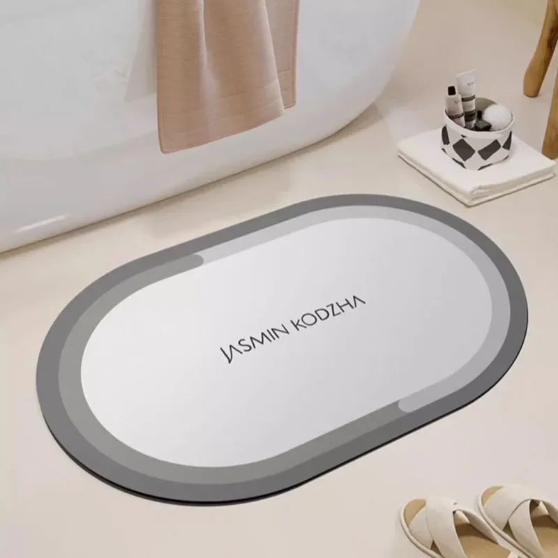 Мягкие коврики для ванной комнаты с принтом, нескользящий впитывающий диатомитовый коврик для унитаза, скандинавский пол, Tapis Salle De Bain, полезные товары для дома