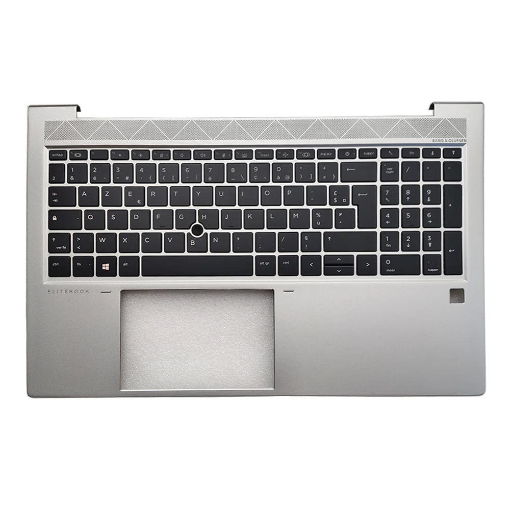 Imagem -02 - para hp Elitebook 850 g7 850 g8 855 g7 g8 Palmrest Capa Superior Espanhol Francês Eua Reino Unido Francês Azerty Italia Teclado do Portátil Novo