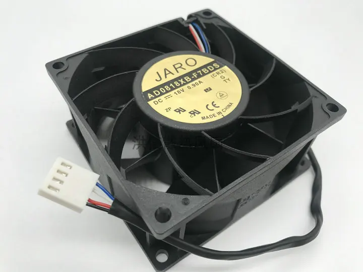 ADDA AD0818XB-F7BDS DC 18V 0.90A 80x80x38mm 4-Wire 80MM Cooling Fan