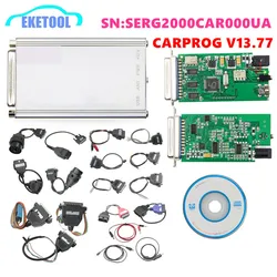 CARPROG V13.77 V8.21 V10.93 Full Set 21 Adapter Auto ECU Chip Tuning Tool Universal ECU Repair Tool Carprog 8.21 Online Version