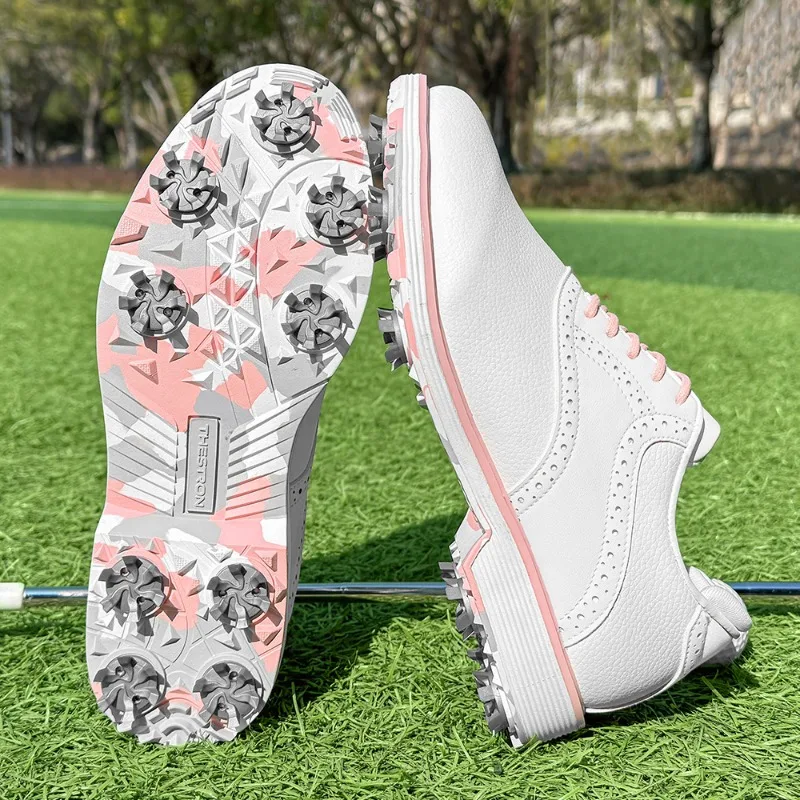

2026 Top Quality Womens Golf Shoe Professional Women Golf Sneakers Outdoor Lawn Walking Shoes Ladies Wearable Athletic Shoes Lad