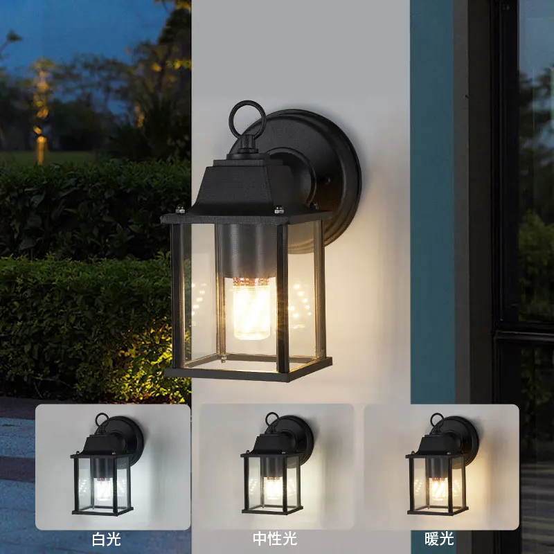 Modern Waterproof Exterior Wall Lamp Creative Balcony Corridor Lighting for Outdoor Gate Courtyard Garden Villa