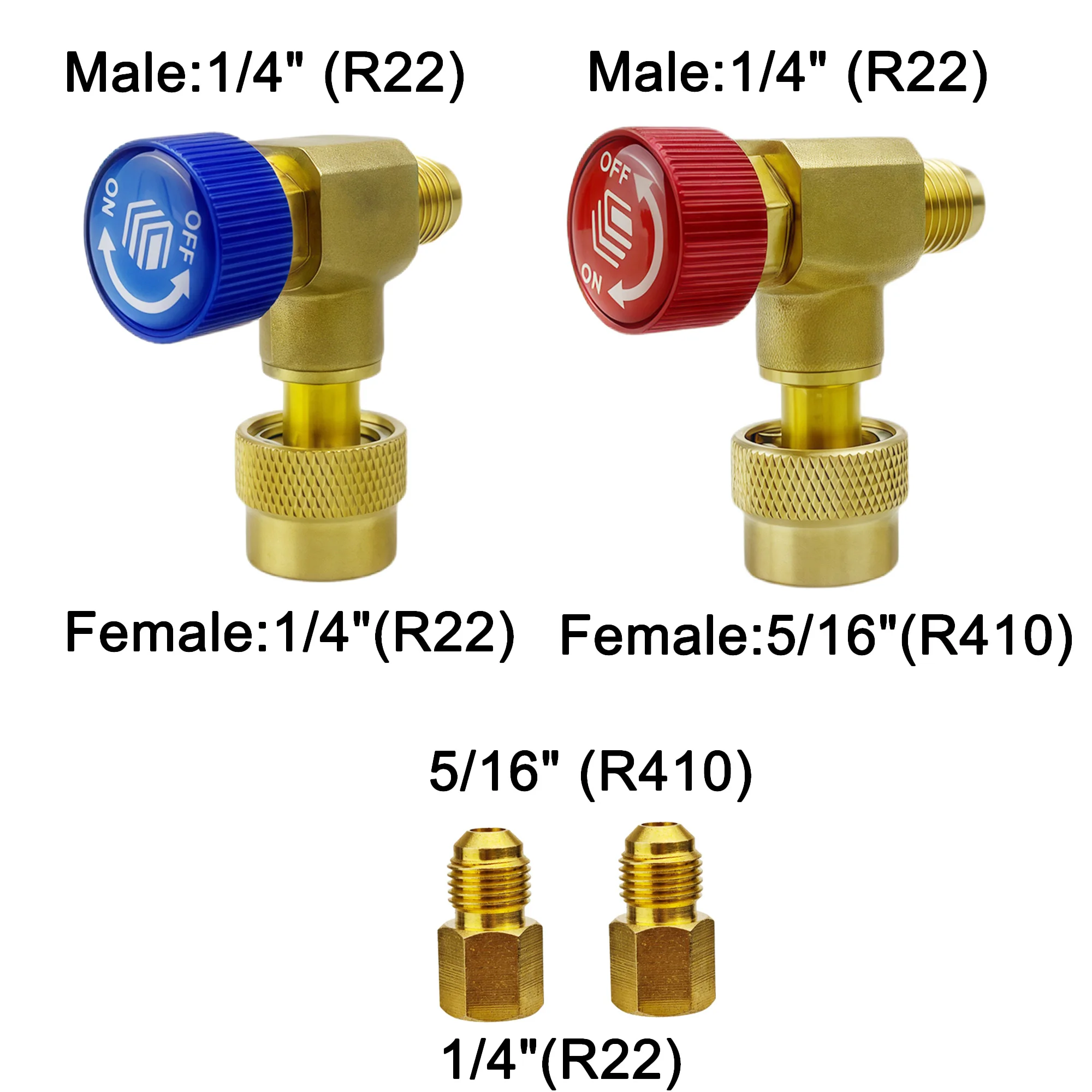 

Car Air Conditioning Safety Valve 90° Right Angle, 1pcs R22/32/410 Connector Adapter Auto Accessory