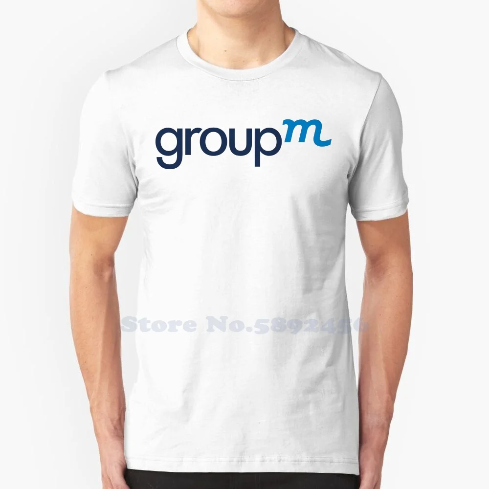 GroupM Unisex Clothing Streetwear Printed Brand Logo T-shirt Graphic Tee