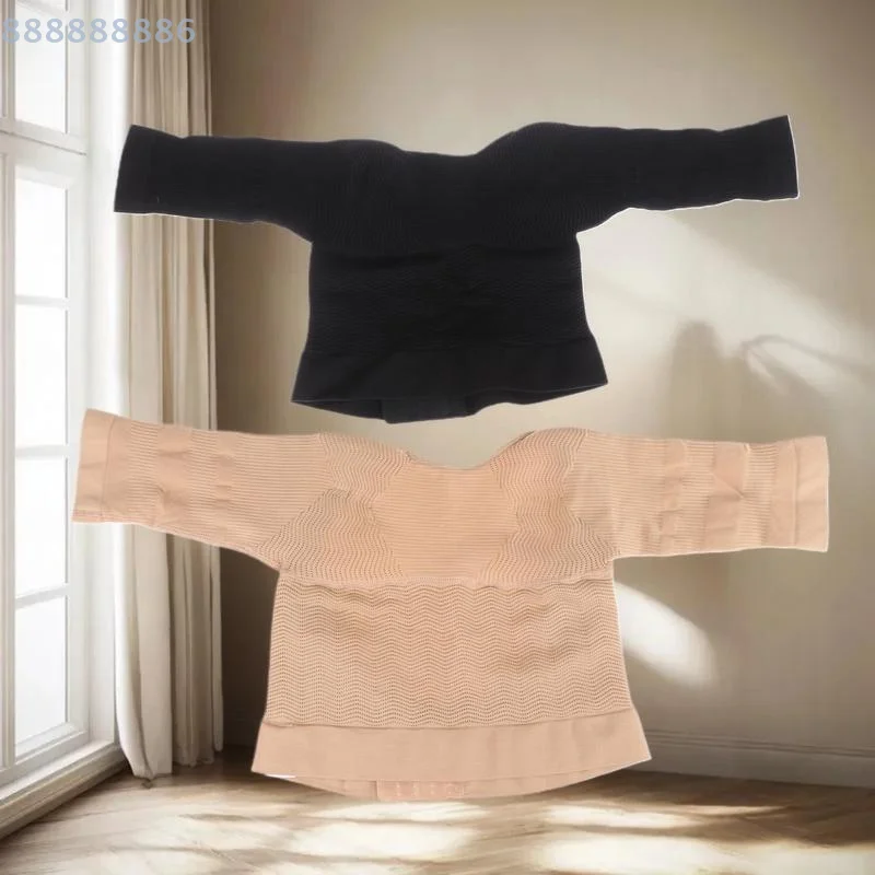 

Корректор осанки для похудения для женщин, рукава для коррекции фигуры руки, уменьшение жира, поддержка спины, топы для коррекции осанки