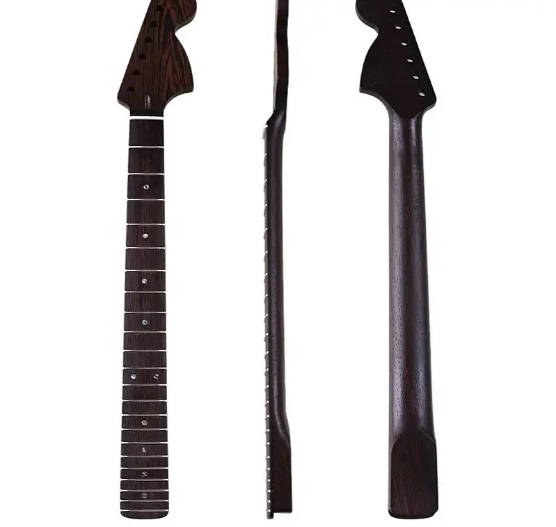 

Integrated neck electric guitar neck, chicken wing wood, stainless steel, threaded guitar handle, electric guitar modification