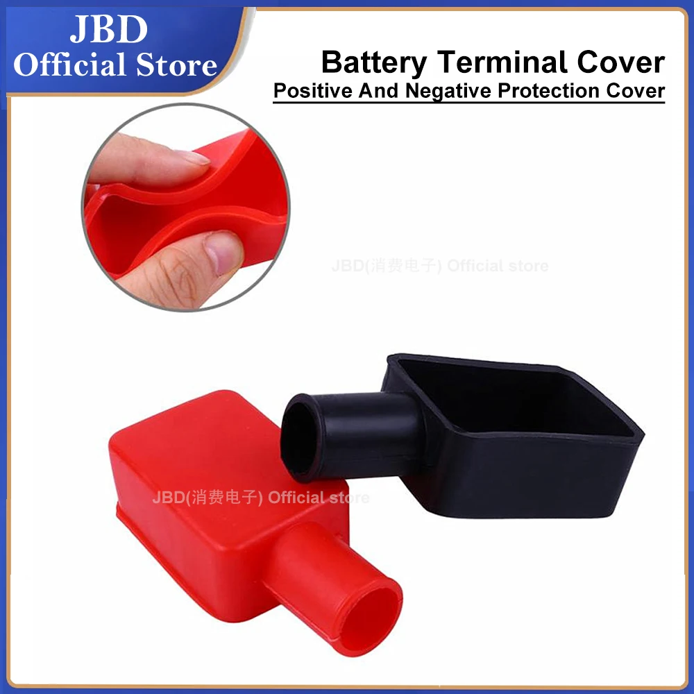 Battery Terminal Cover Isolation Dustproof Protective Rubber Flexible Car Battery Pole Positive And Negative Protection Cover