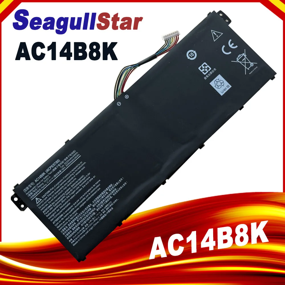 AC14B8K Battery For Acer Aspire CB3-111 CB5-311 ES1-511 ES1-512 ES1-520 S1-521 ES1-531ES1-731 E5-771G V3-371 V3-111