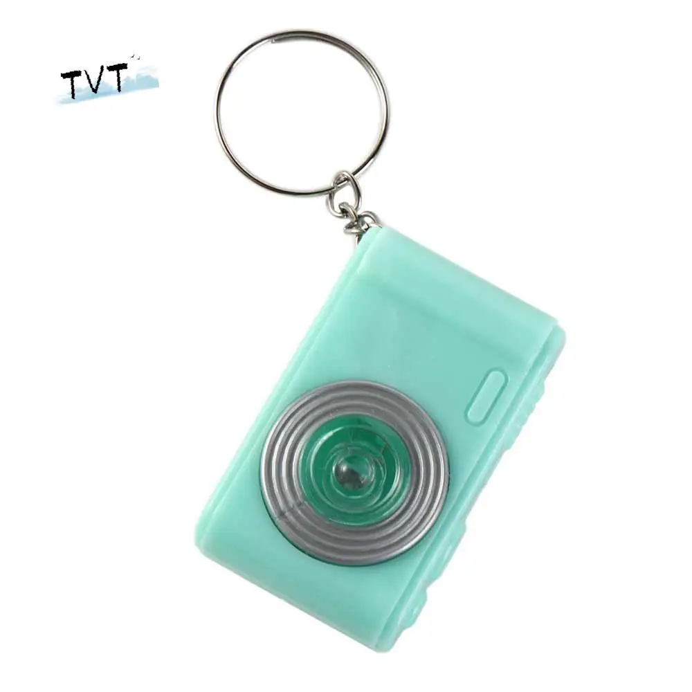 

LED Camera Electric Luminous Key Chain Plastic Luminous Camera Car Key Ring Mini Flashlight Mini Camera Toy LED Keychains