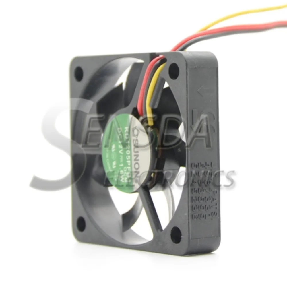 

2 шт. вентилятора 50 мм для Sunon KD1205PFB1 50x50x10 мм 5 см DC 12 В 1,6 Вт, осевое охлаждение для электроники, серверов и малой бытовой техники