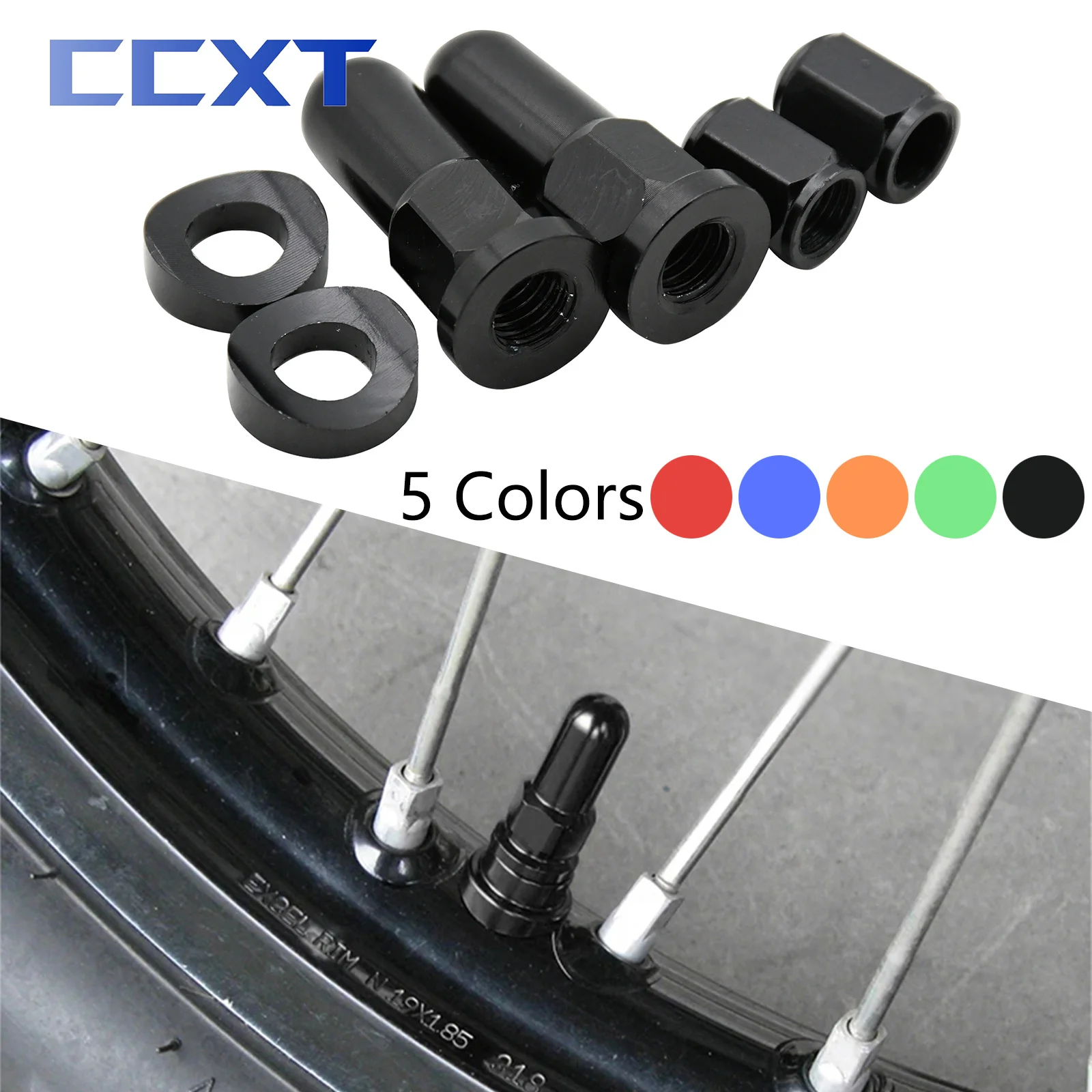 

Стопорные гайки обода велосипеда с ЧПУ, болты, проставки для Honda Yamaha Kawasaki Suzuki KTM EXC EXCF SX SXF XC XCW XCF Крышка клапана для мотокросса