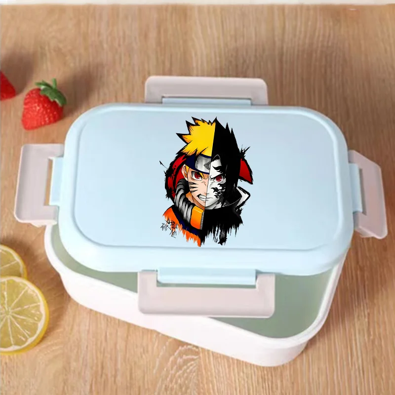 

Naruto Bento Box Student Cartoon Anime Portable Plastic Bento Box Insulated School Picnic Lunch Box Office Dinner Case Boys Gift