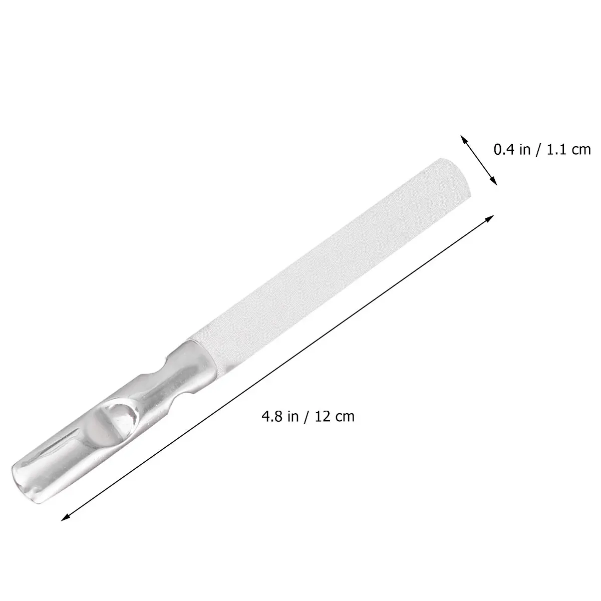 

Stainless Steel Nail File Lightweight Compact Salon Quality Buffer Reusable For Natural False Nails Manicure Tool Nail Files