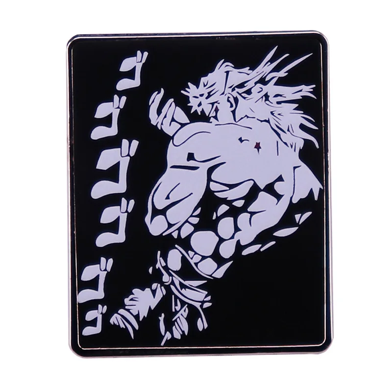 JoJo's Bizarre Adventure Hard Enamel Pin Lapel Pin for Clothes Brooches on Backpack Briefcase Badge Jewelry Decoration Gifts