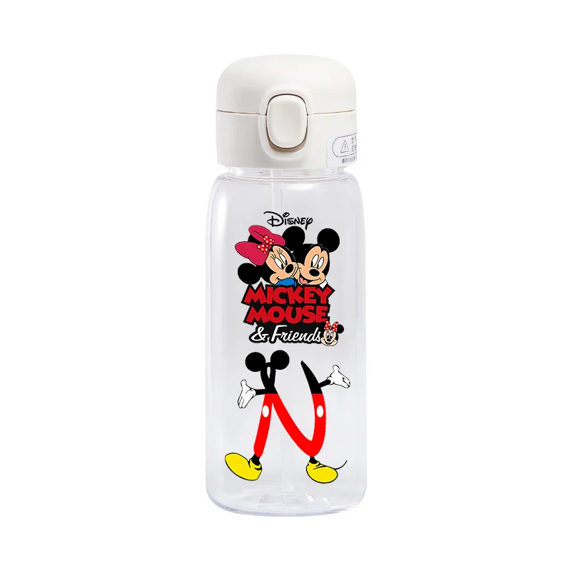 رسالة A-Z 400 مللي/600 مللي زجاجة مياه الشرب للأطفال ميكي ماوس كوب ماء بلاستيكي شفاف ميني ماوس أنيمي هدايا العيد #6