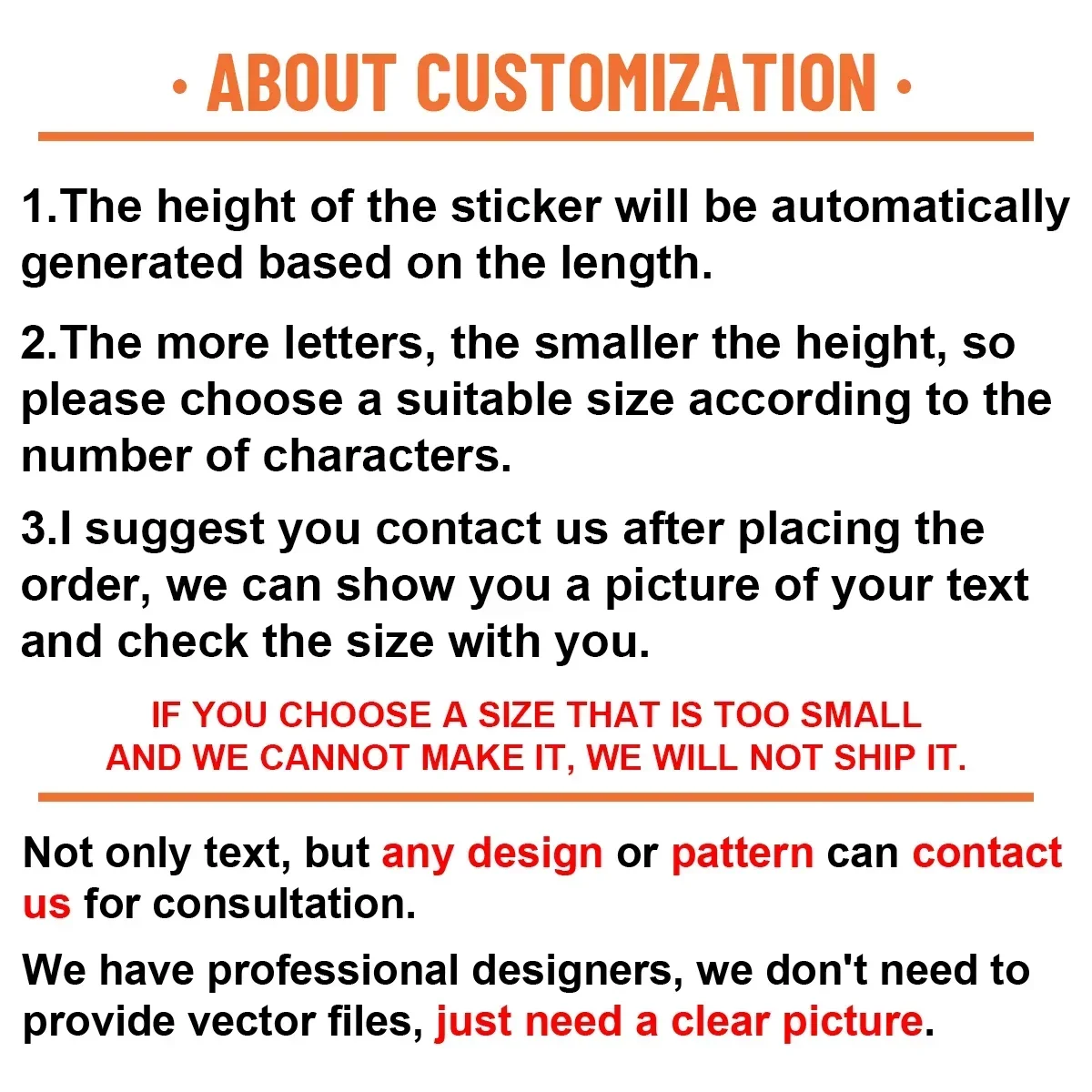 Custom Text Name Sticker Number Company Logo Decal For Car  Motorcycle Bike Shop Window Door Personalized DIY Stickers