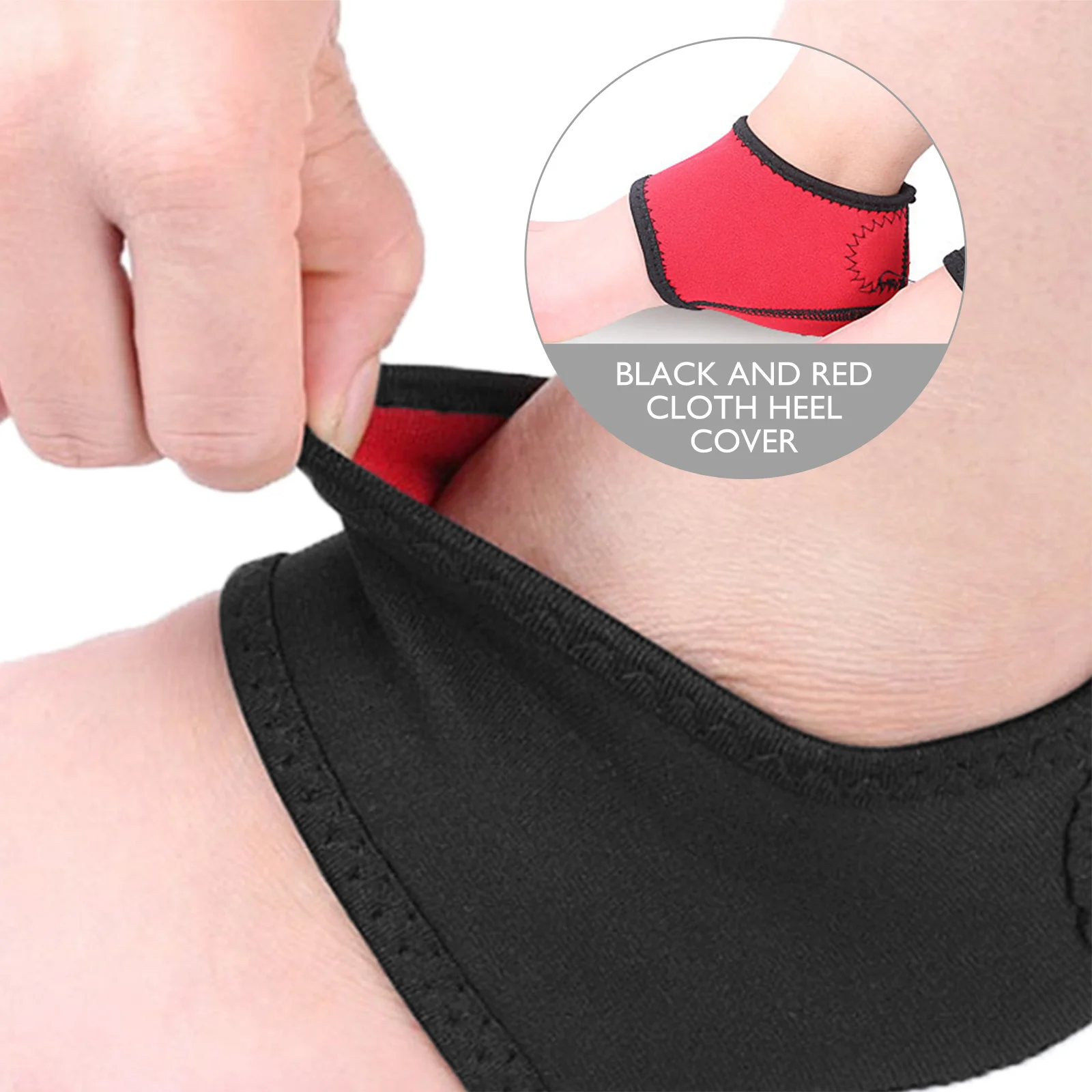 حماة للنساء والرجال 2 أزواج وسائد كعب غير قابلة للانزلاق دعم لتخفيف الآلام أداة العناية بالقدم أغطية كعب واقية