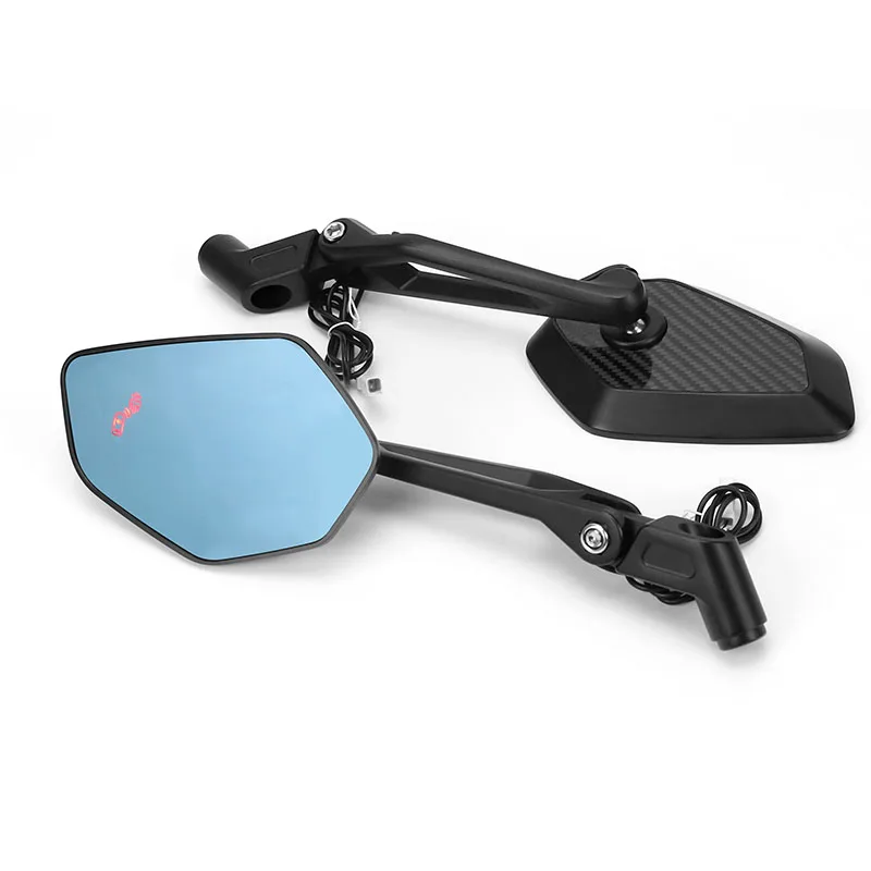 ADS Blind Spot Monitoring Millimeter Wave Radar Real Carbon Fiber M8/M10 Motorcycle Universal Modified Rearview Mirror