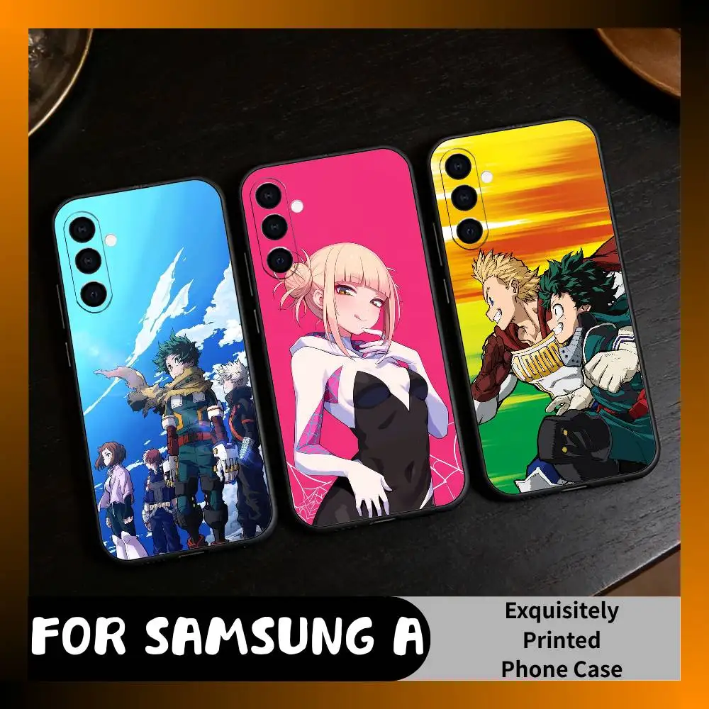 D-Deku Anime NEW My Hero A-Academia  Phone Case For Samsung Galaxy A73,A72,A71,A70,A52,A51 Others Soft Black Cover