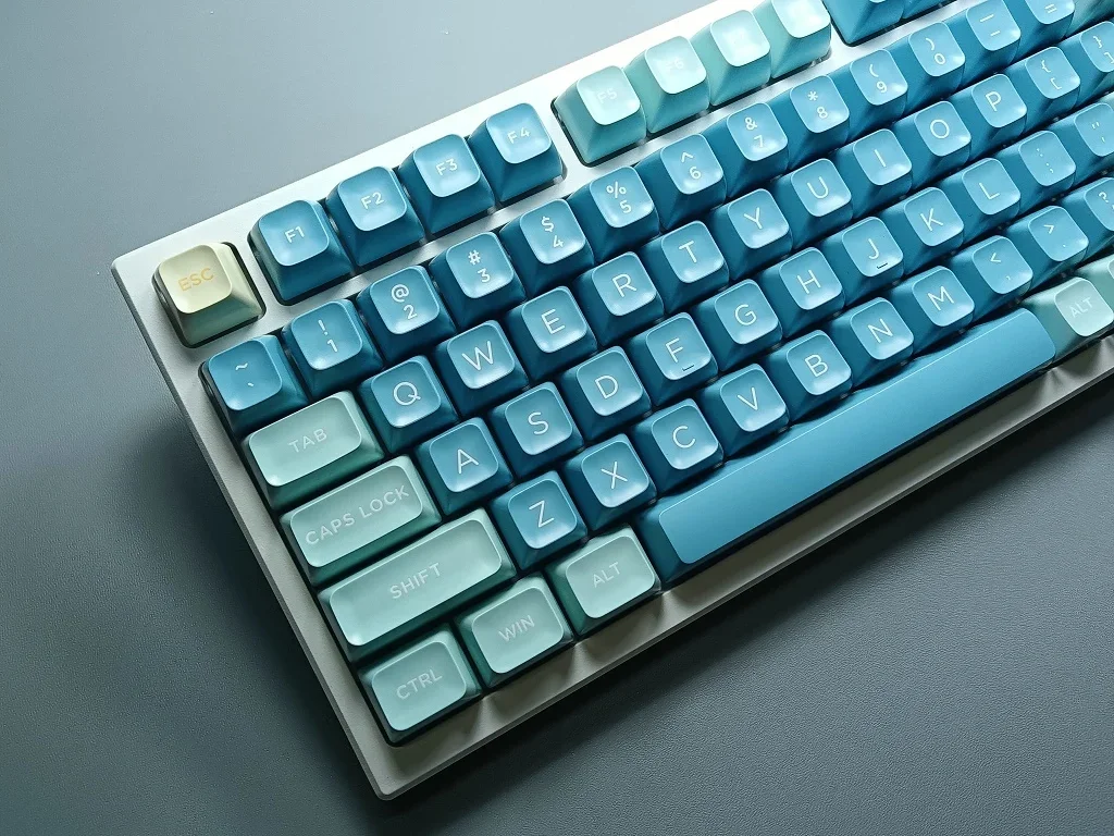 Sea salt lemon keycap two-color process ASA highly suitable Alice 68 75 82 98 104