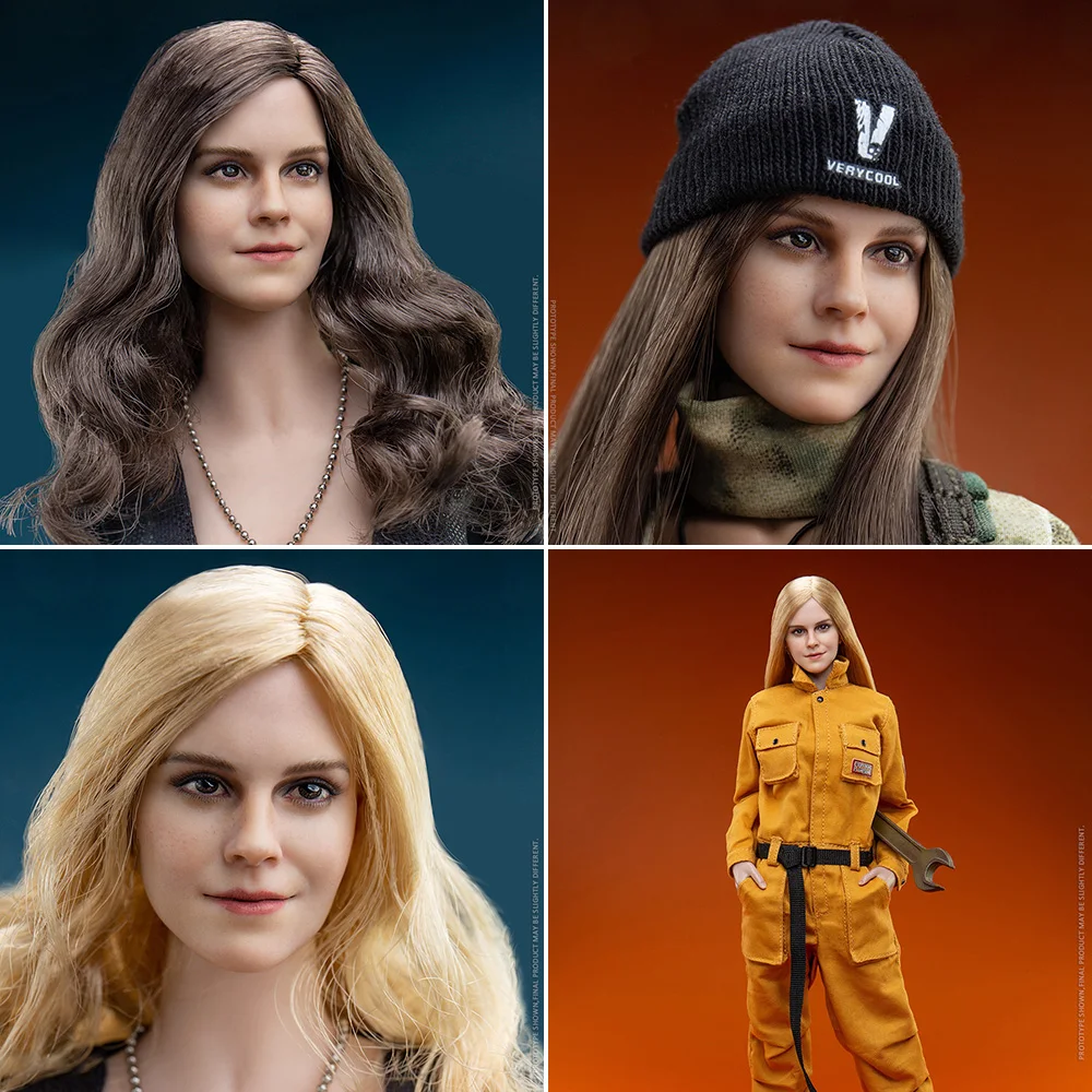 

VERYCOOL VCL-1009 1/6 Emma Watson Head Sculpt Long Hair Female Head Carving Model Fit 12'' Action Figure Body Dolls