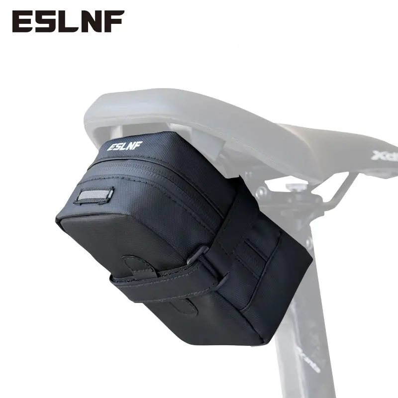 ESLNF Mountain & Road Bike Tail Bag - Outdoor Cycling TPU Waterproof Saddle Bag for Bicycle Seat - Essential Riding Gear