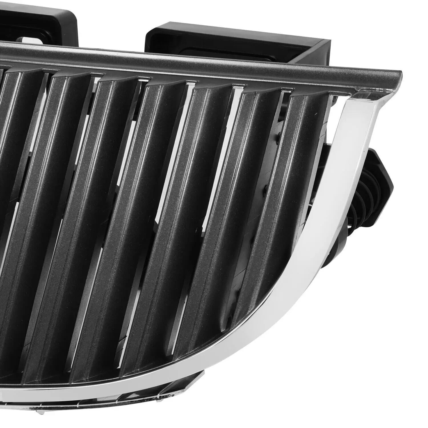 98-02 Lincoln Town Car OE [Vertical Fence] For Style Chrome Front Bumper Grille