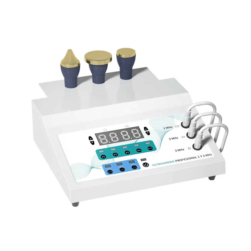 Face Massage ultrasound therapy machine 1 mhz and 3 mhz