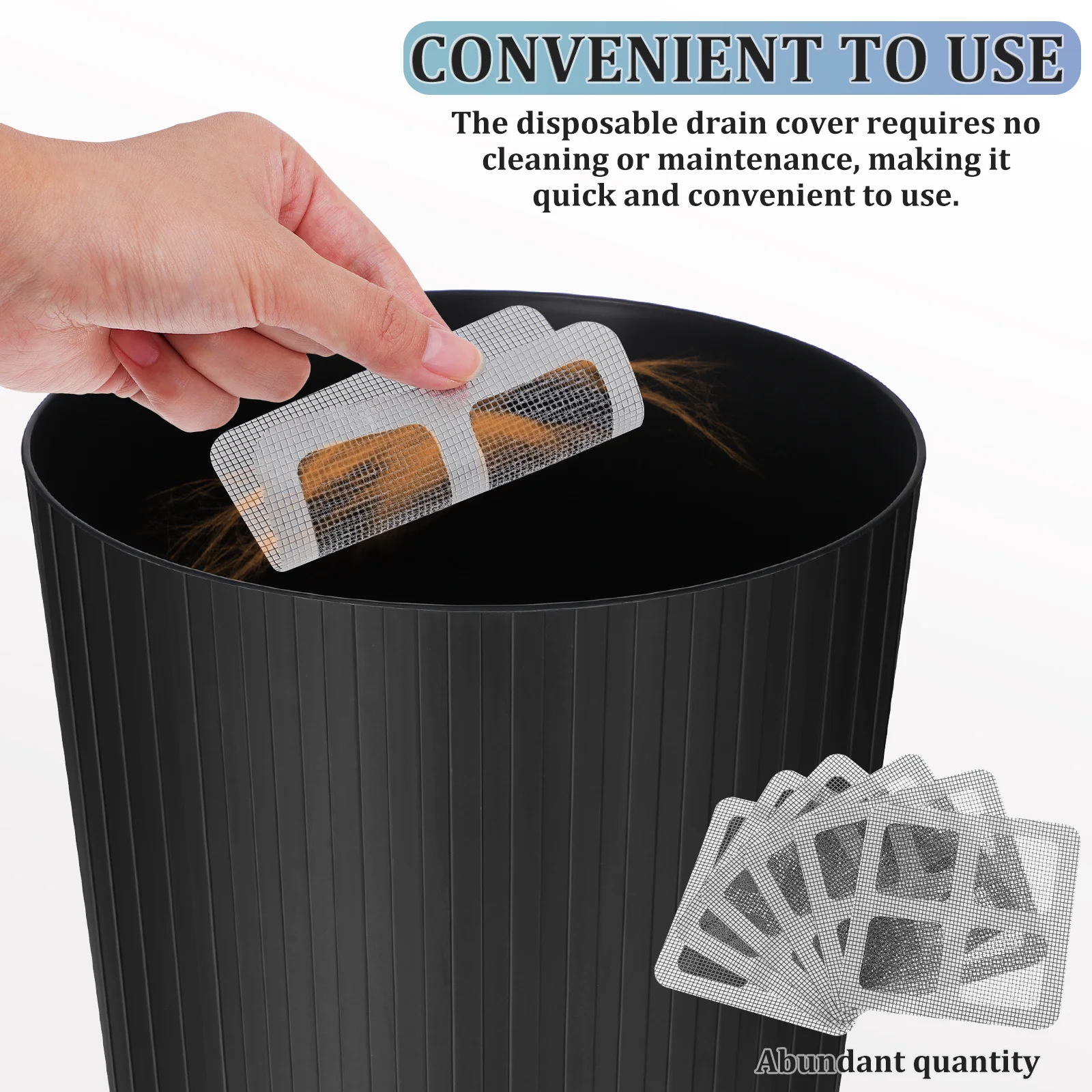 

100 pcs Shower Filter Screens Hair Catcher For Bathroom Kitchen Floor Shower Drain Screen Drain Filter Mesh Screen