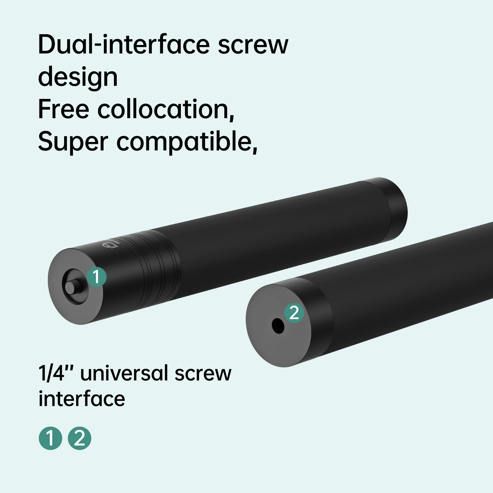 AOCHUAN E10 Aluminum Extension Rod 28.7β Adjustable Selfie Stick Compatible with 3-Axis Gimbal