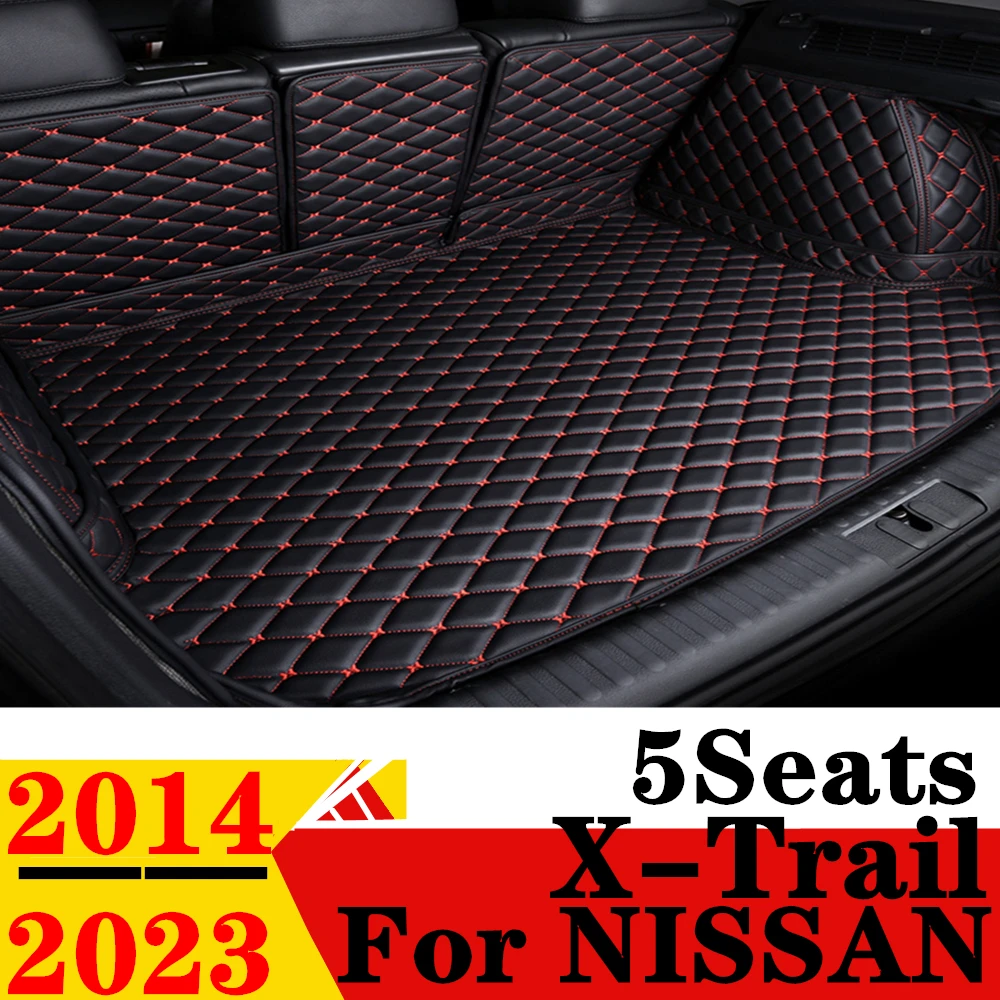 

Car Trunk Mat For NISSAN X-Trail 5Seats 2023 2022 2021 2020 2019 2018 2017 2016 2015 2014 Rear Cargo Cover Carpet Liner Boot Pad