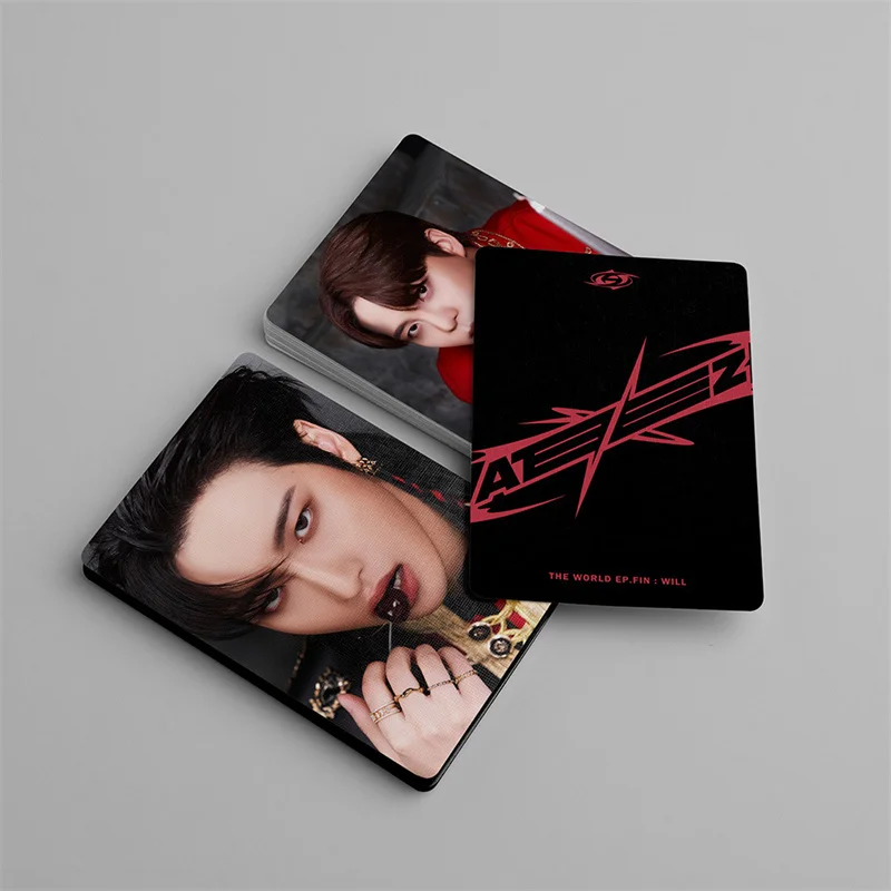 Álbum do álbum mundial, 55 partes um conjunto Fen: Cartão postal selvagem com foto, periférico caseiro Yunho Seonghwa Yeosang