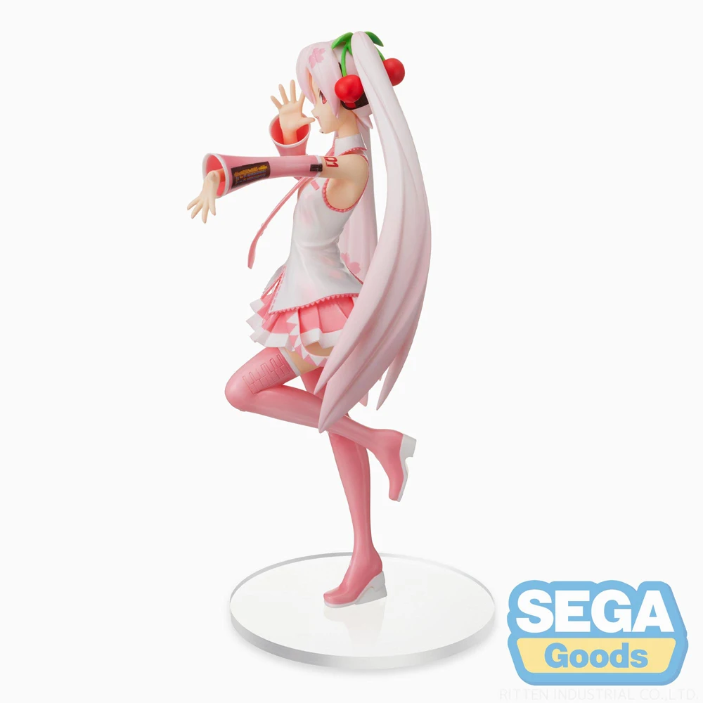 Original Sega Hatsune Miku Series Sakura Miku (Ver. 3) Spm Figure 22Cm Collectible Model Toy Genuine In Stock Holiday Gift