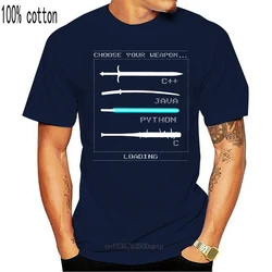 New Programmer Tshirt Geek Java C Programming Printed T Shirt Men Cotton T-Shirt 2021 Style 2021 2021 Fashion Men Top Tee