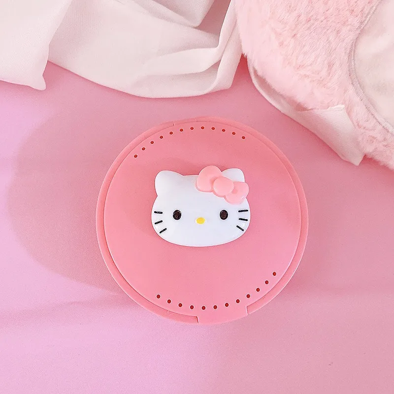 Sanrio Hello Kitty Denture Box Tray Case Braces Orthodontic Case Dental Retainer Mouth Guard Container Travel False Denture Box