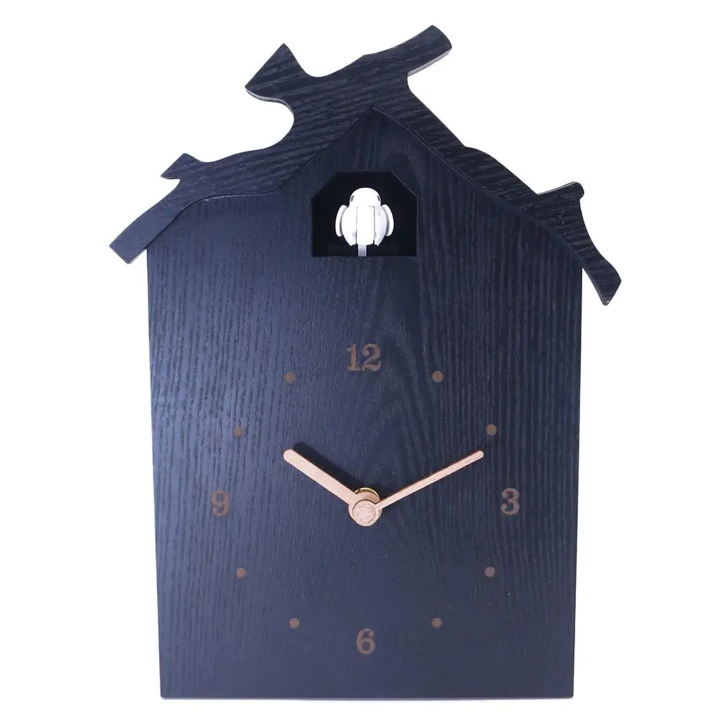 

Cuckoo House Wall Clock Swinging Pendulum Wallclock Watch for Living Room Dining