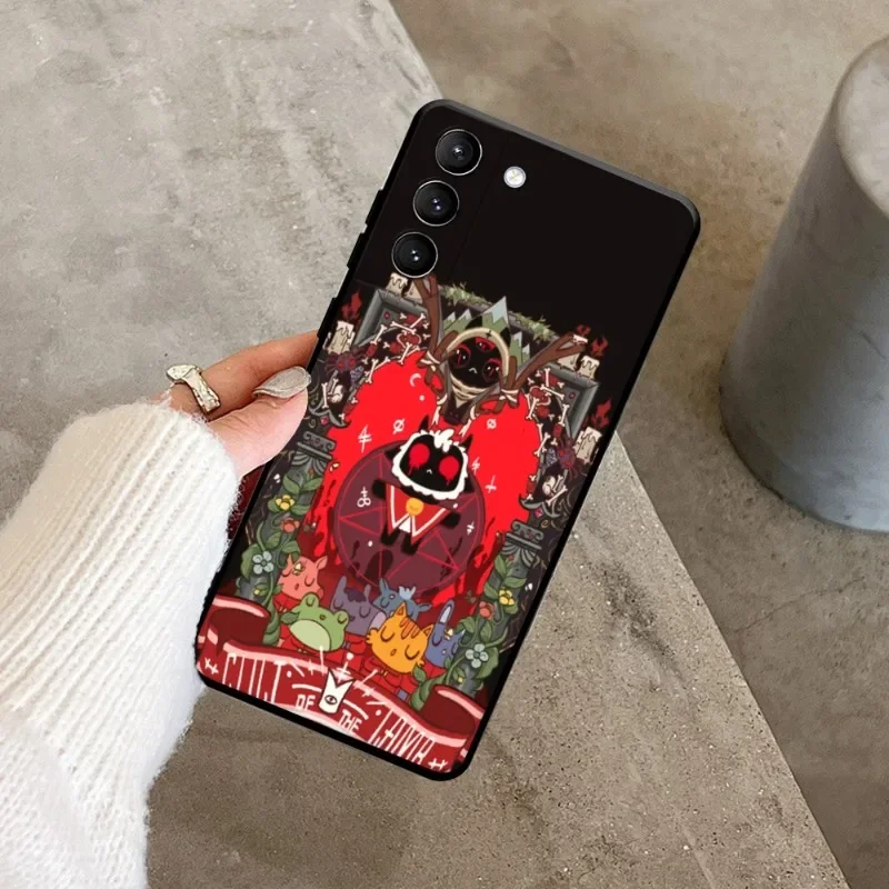 Game King of the Lamb Phone Case, Capa para Samsung Galaxy S22, 23, 21, S20 FE Ultra, S10, S9, S8 Plus, S10e, Nota 20, Ultra 10Plus