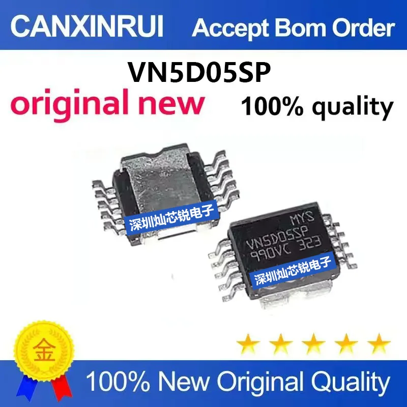 (5-100pieces)Brand New Original VN5D05SP VN5D05 SMD SOP10 Automotive ECU Driver Chip