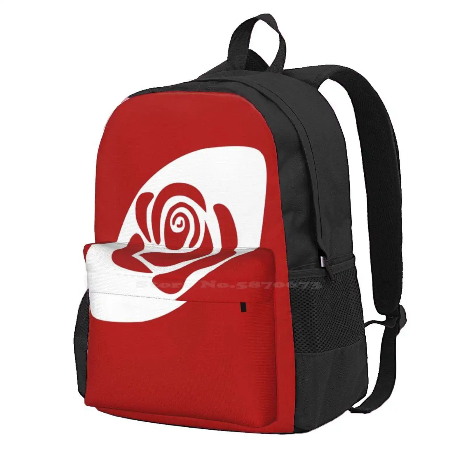 Rugby England Hot Sale Schoolbag Backpack Fashion Bags England Rugby Team English Rose Red Flower 6 Nations Rugby Six Nations