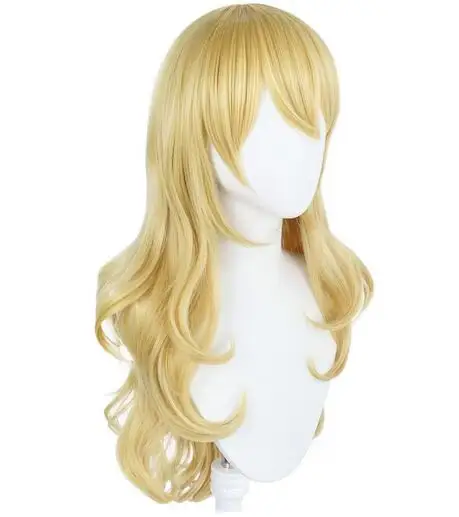 Peach Princess Cosplay Wig For Girl Halloween Cosplay Outfits Kids Carnival Wigs