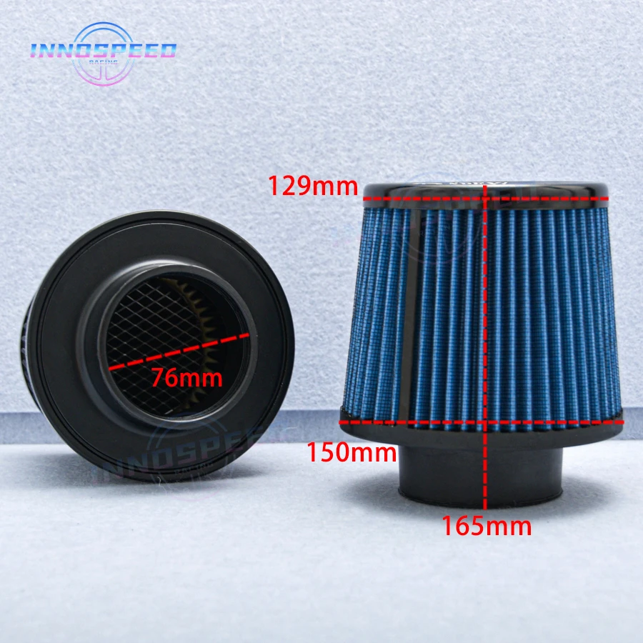 Apexi Air Filter Universal JDM 3inch 76mm Racing Performance Cold Air Intake Filter Cleaner