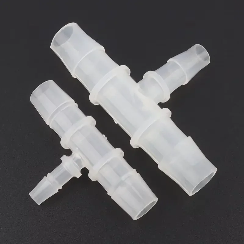 4-200pcs Plastic reducing T fitting/ PP T connector with different port size/ plstic three way hose joint