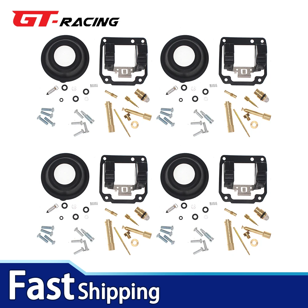 

4X Fit for YAMAHA XJR400 4HM Motorcycle Repair Kit - Diaphragm, Main Slow Jet