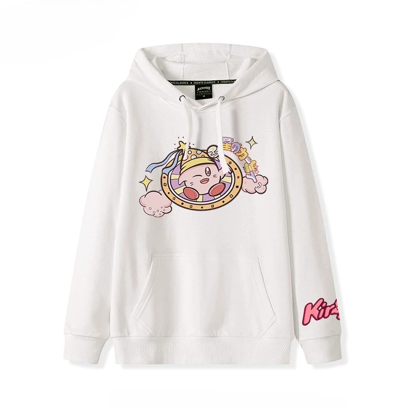 Japanese Early Autumn Tops Star Kirby Hooded Sweater Couple Girlfriend Clothing Loose and Versatile Lazy College Style Sweater