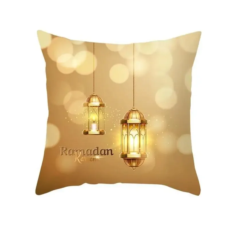 Ramada cushion cover Islamic Muslim Ramadan daily cushion cover Eid al-Fitr home decoration pillow cover