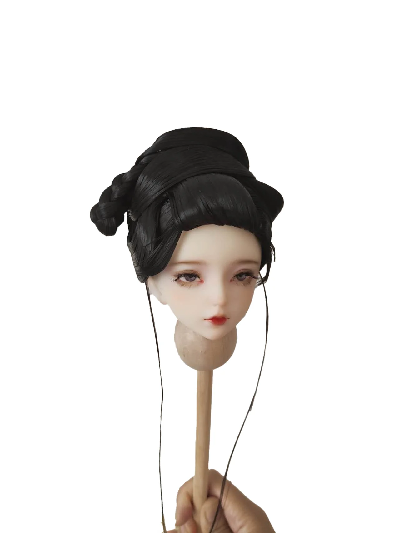 1/4 1/3 Scale BJD Wigs Ancient Costume Chinese Hanfu Vintage Hair Fairy Wig For MSD SD13 Girl SSDF Uncle Doll Accessories A1482