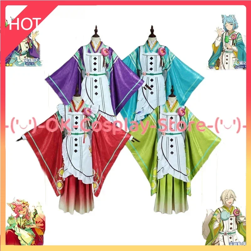 Game Ensemble Stars Love Tea Shino Hajime Tenshouin Eichi Tori Himemiya Shiina Niki Cosplay Costume Kimono Suit Custom Made