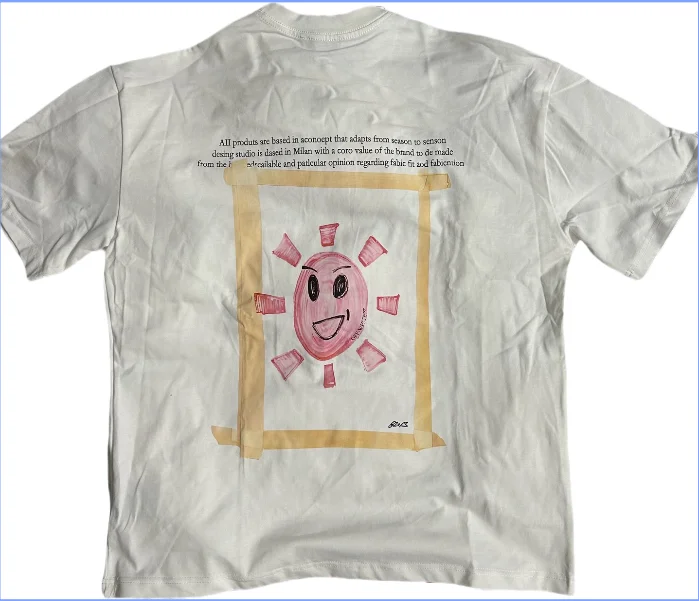 20ss Design "C/O" Pijlen X De Maan Gedrukt Vrouwen Mannen T-shirts tees Hiphop Oversized Mannen Casual Katoenen T-shirt