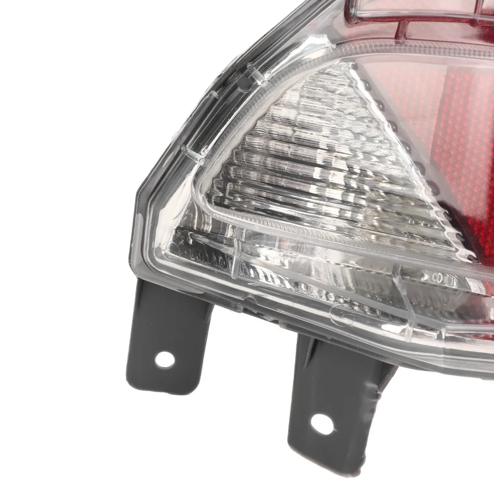 Red Rear Reflector PMMA+ABS 81480-0R040，81490-0R040 Reflector Lamp Rear Marker Light for RAV4 2016-2018 Rear Warning Signal